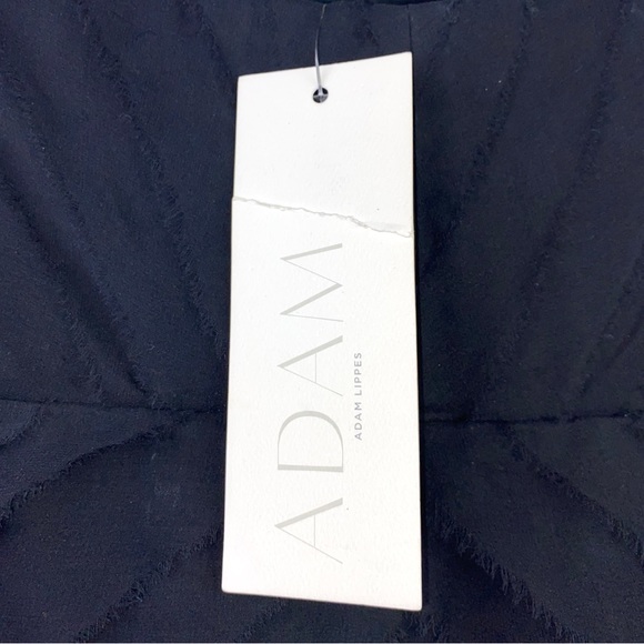 NWT Adam Lippes 100% Silk Tiered Raw Mini Cocktail Strapless Dress LBD Size 2 - Picture 8 of 14